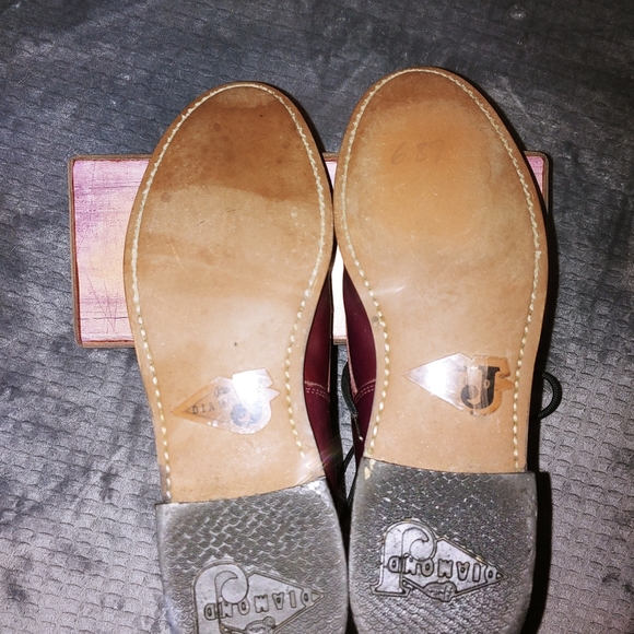 Diamond J Leather Roper Lace Up Boots◇ - Picture 11 of 13